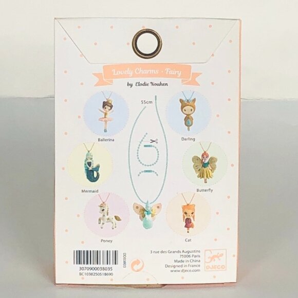 Djeco Lovely Charms Necklace Fairy New in Box - Picture 11 of 15